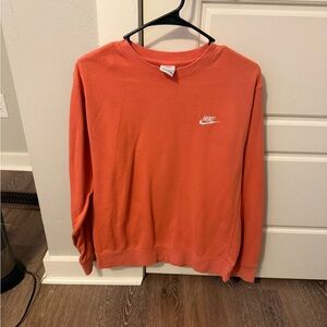 Nike Women’s Crewneck Sweater in Orange
